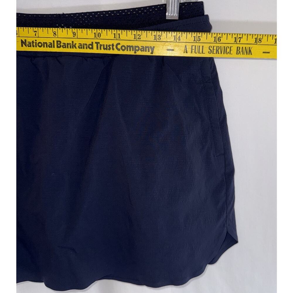 Athleta Crest Skort Navy Blue Golf Pickleball Tennis Preppy Athleisure Sz 12 - Picture 7 of 8